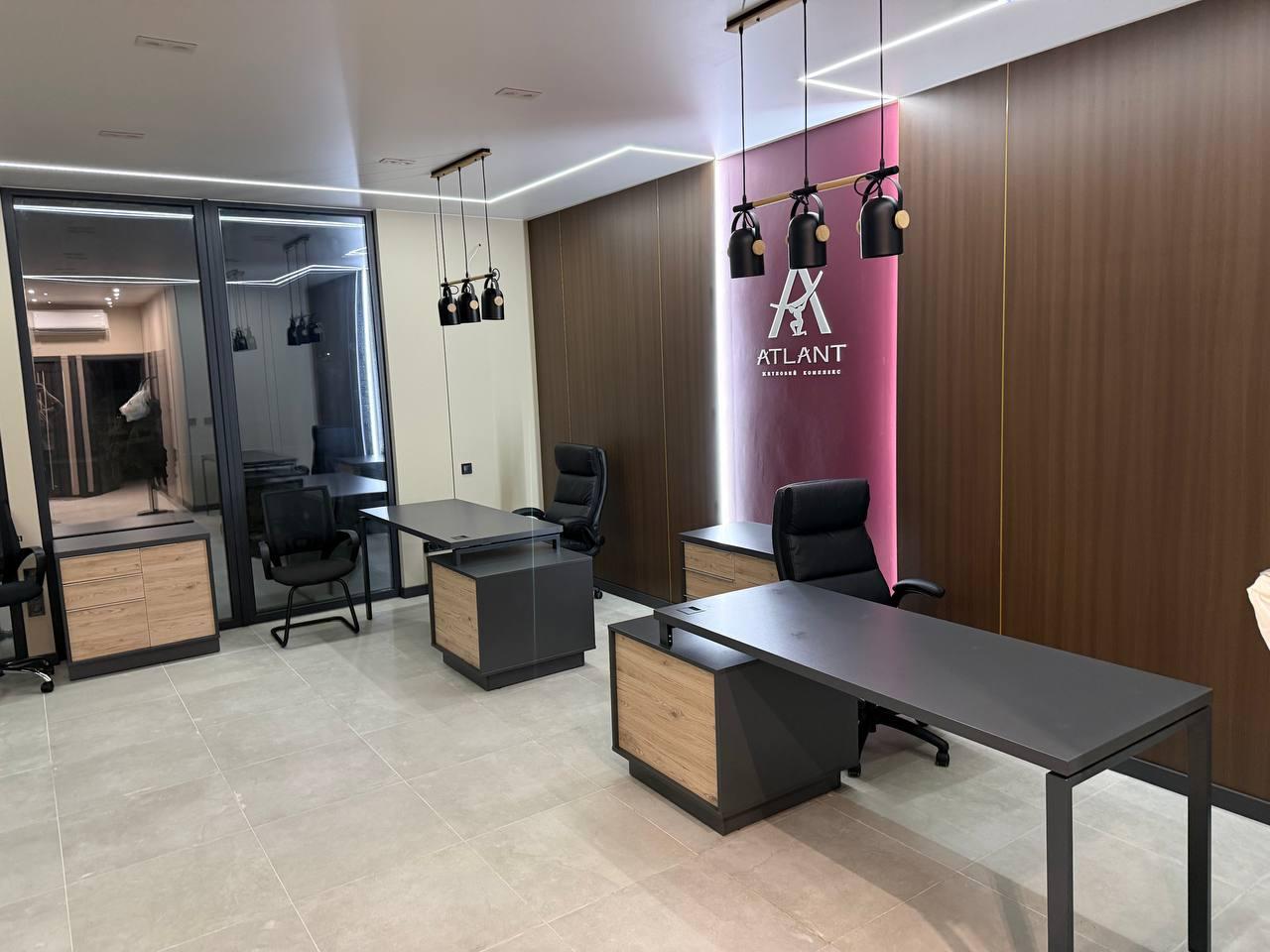 ATLANT office — wood-look wall panels by StinyPRO